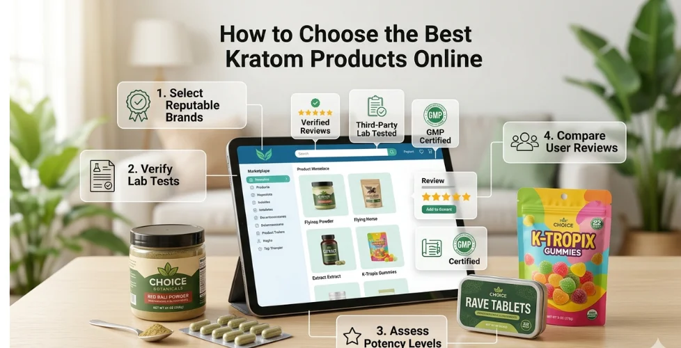 How to Choose the Best Kratom Products Online