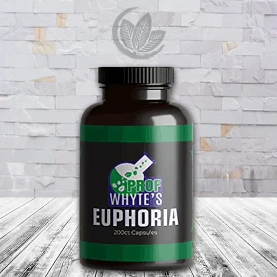 Prof Whyte's Kratom Capsules Euphoria 200ct Jar