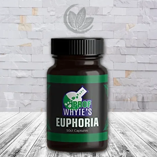Prof Whyte's Kratom Capsules Euphoria 50ct Jar