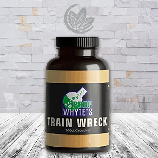Prof Whyte's Kratom Capsules Trainwreck 200ct Jar