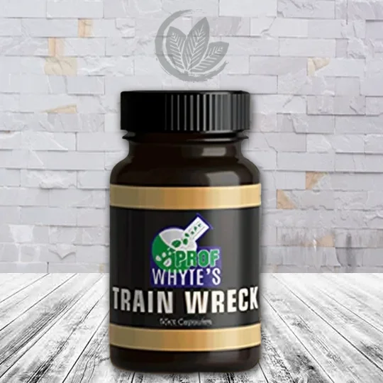 Prof Whyte's Kratom Capsules Trainwreck 50ct Jar