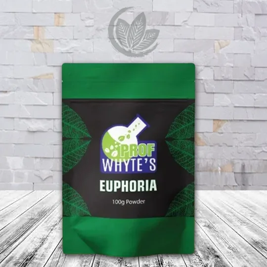 Prof Whytes Kratom Powder Euphoria 100g Bag