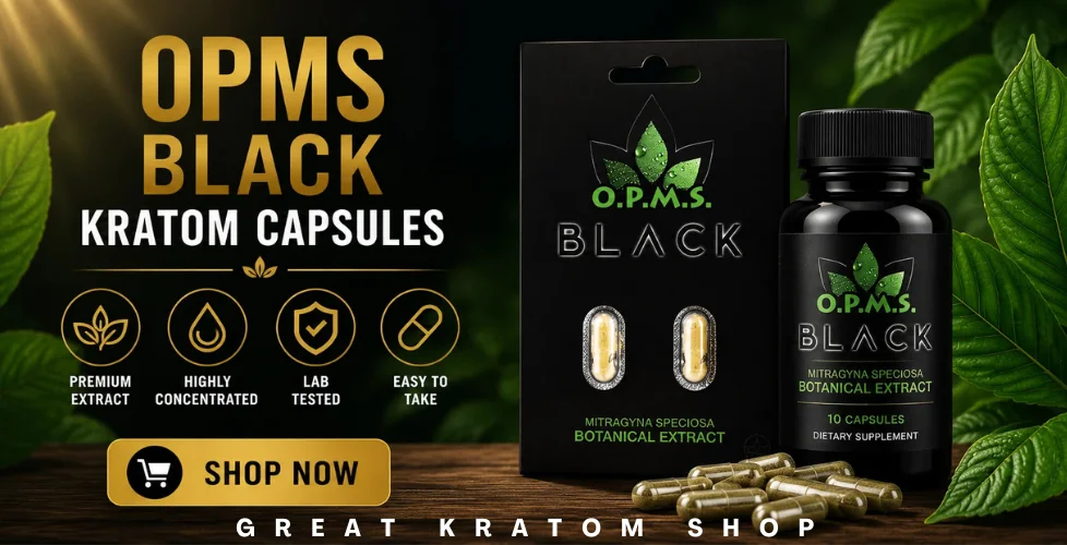 OPMS Black Kratom Capsules