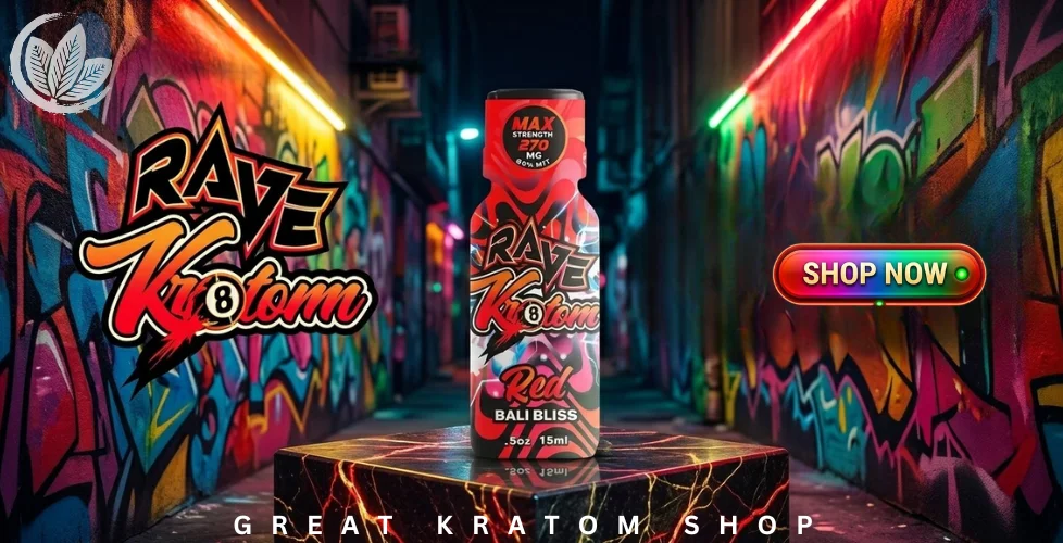 Rave Kratom Red Bali Bliss Extract Shot
