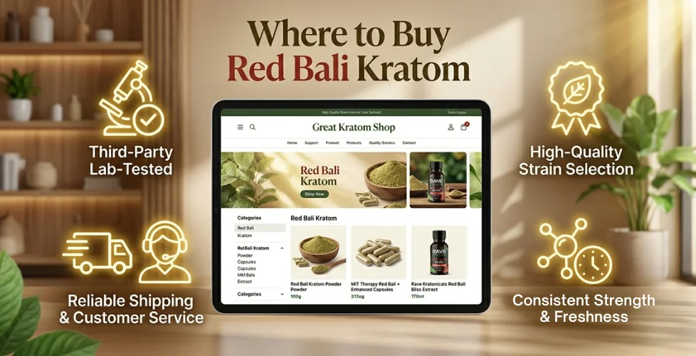 Where to Buy Red Bali Kratom