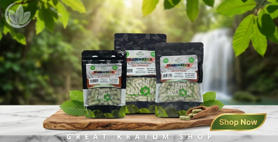 Earth Kratom Green Malay Capsules