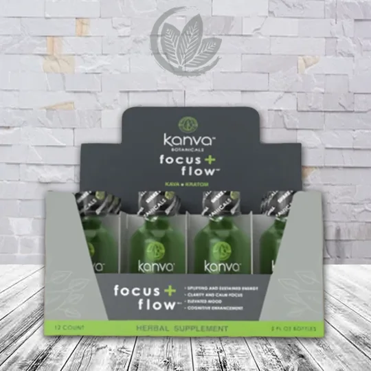 Kanva Botanicals Kratom + Kava Shot 2oz Full Case (12ct)