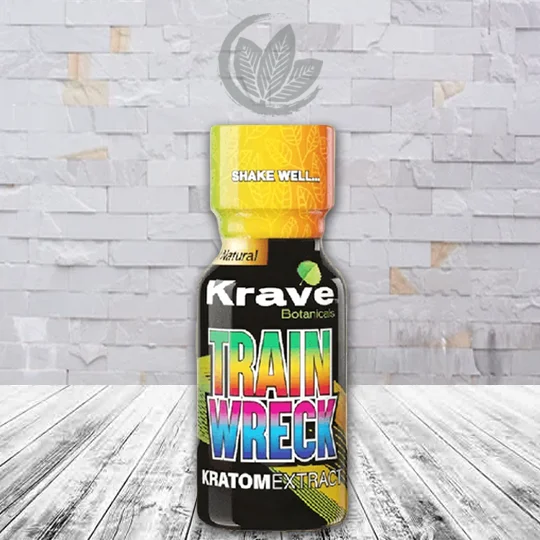Krave Botanicals Trainwreck Kratom Extract Shot