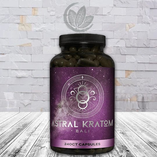 Astral Kratom White Bali Kratom Capsules 240ct