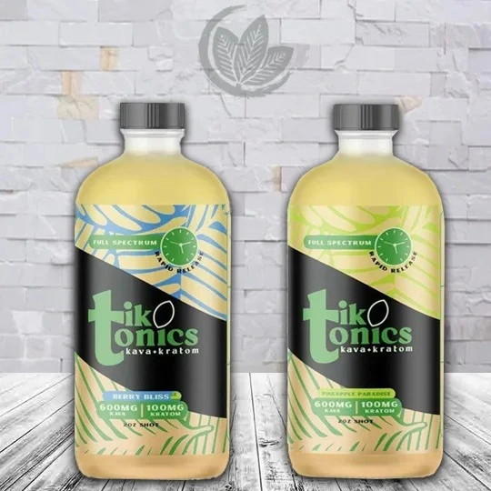 TikTonics Kava + Kratom Extract Shot 2oz