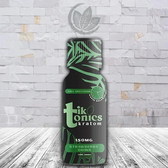 TikTonics Kratom Extract Shot 15ml | Strawberry Guava