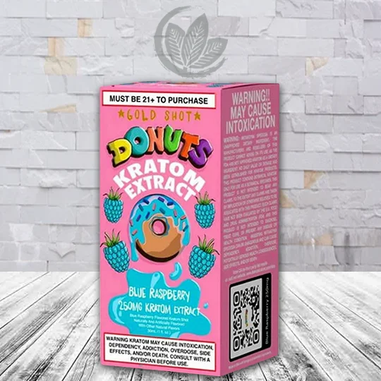 Donuts Liquid Kratom Extract Gold Shot 30ml - Image 6
