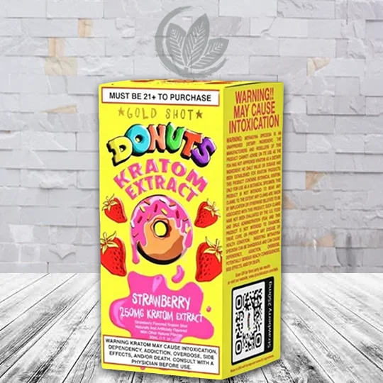 Donuts Liquid Kratom Extract Gold Shot 30ml - Image 4