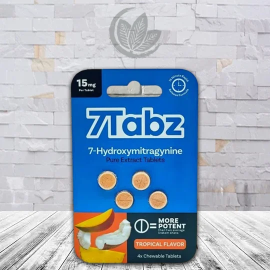 7Tabz Pure 7-Hydroxymitragynine Extract Tablets 4ct Tropical