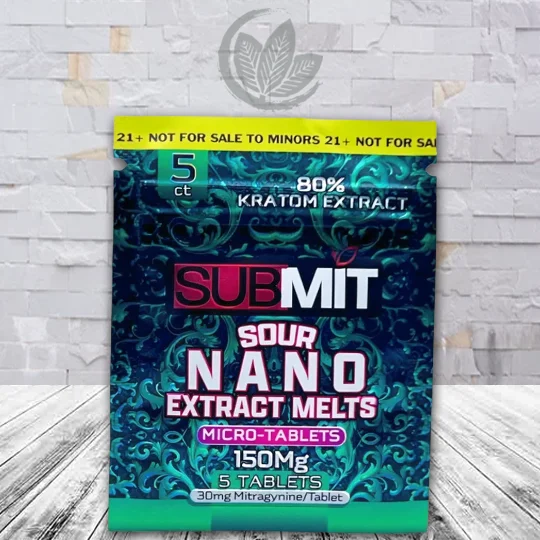 Submit Sour Green Nano Kratom Extract Melts 150mg