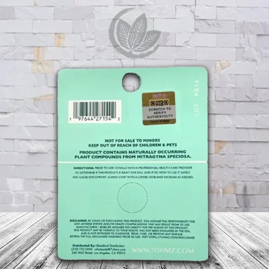 7OHMZ 7-Hydroxymitragynine Extract Tablets 1ct Ingredient List + Coas