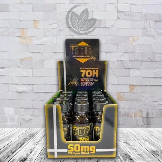 EDP 7OH Liquid Kratom Extract Shot 50mg Full Case (12ct)