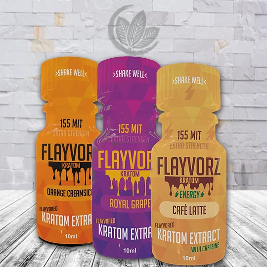 Flayvorz Extra Strength Kratom Extract Shot 155mg
