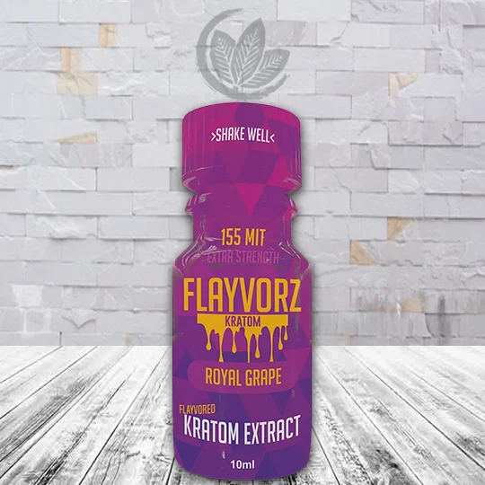 Flayvorz Extra Strength Kratom Extract Shot 155mg Royal Grape
