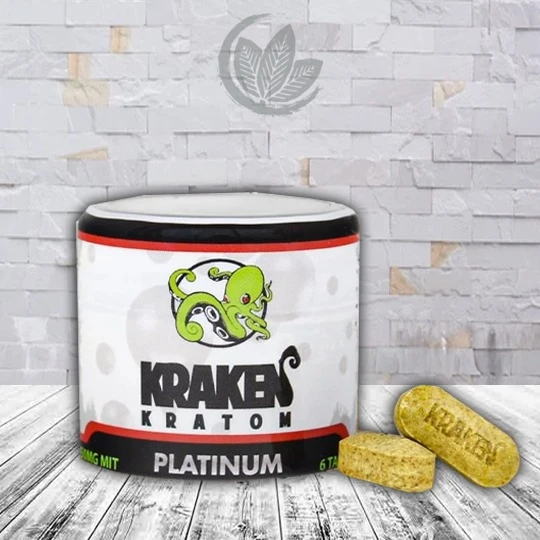 Kraken Kratom Platinum Extract Tablets 6ct