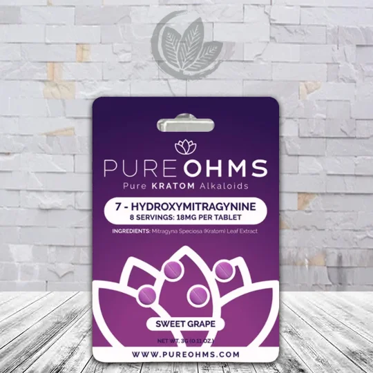 Pure Ohms 7-Hydroxymitragynine Tablets 4ct - Image 5