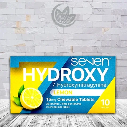 Se7en 7-OH Kratom Extract Tablets - Lemon 10ct Single Blister Pack