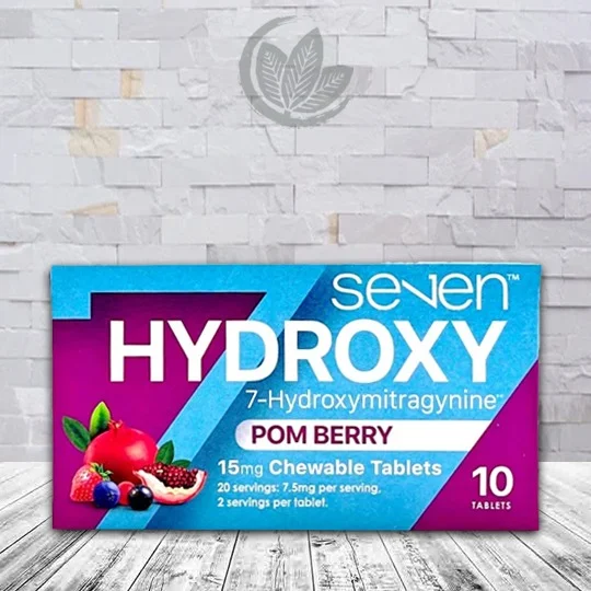 Se7en 7-OH Kratom Extract Tablets - Pom Berry 10ct Single Blister Pack