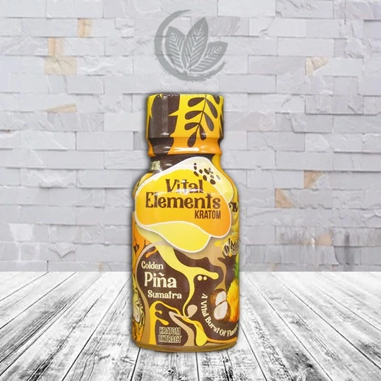 Vital Elements Golden Pina Sumatra Kratom Extract Shot 15ml