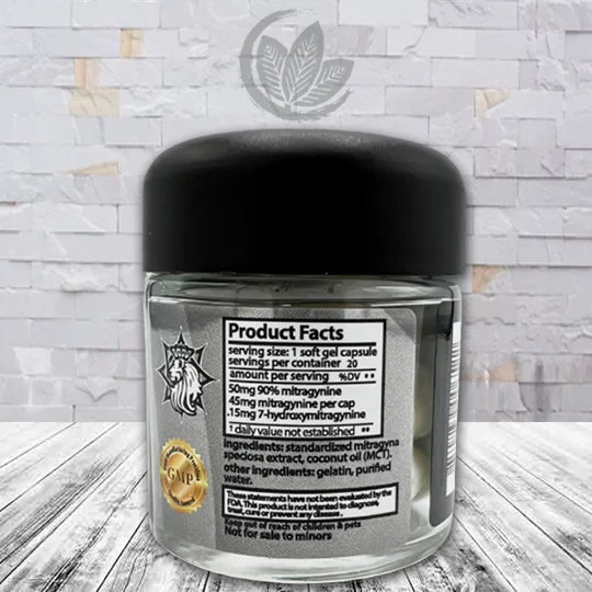 Zion Herbals Platinum90 90% Kratom Extract Soft Gels 20ct - Image 3