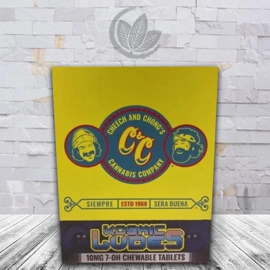 Cheech & Chongs Kosmic Ludes 7-OH Chewable Tablets 10mg Mango Full Case (10ct)