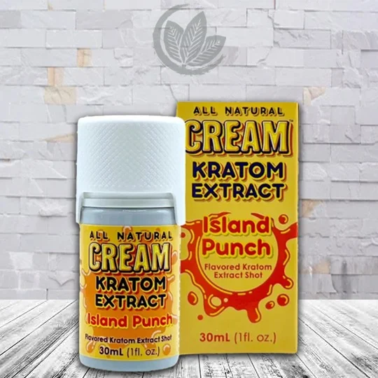Cream All Natural Liquid Kratom Extract Shot 150mg Island Punch