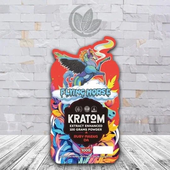 Flying Horse Extract Enhanced Kratom Powder 100g Ruby Maeng Da