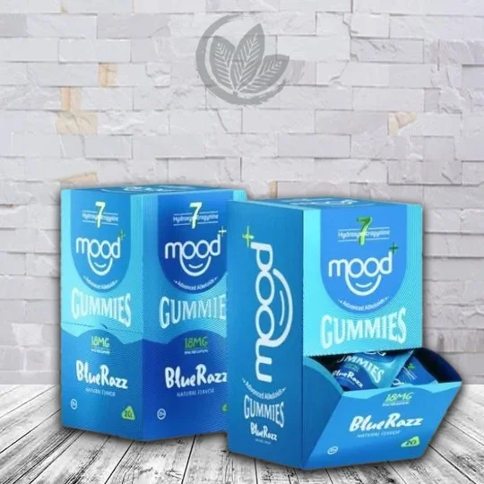 Mood+7-Hydroxymitragynine Gummies 18mg Blue Razz
