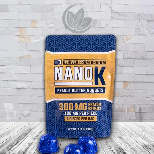 Nano K Kratom Extract Peanut bUtter nuggets