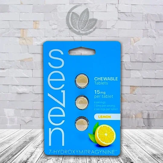 Se7en 7-OH Kratom Extract Tablets 3ct Lemon