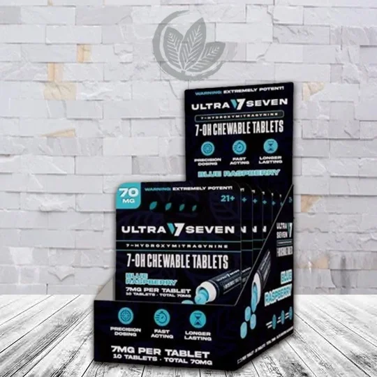 Ultra Seven 7-OH Chewable Tablets Full Case (6ct) Blue Raspberry