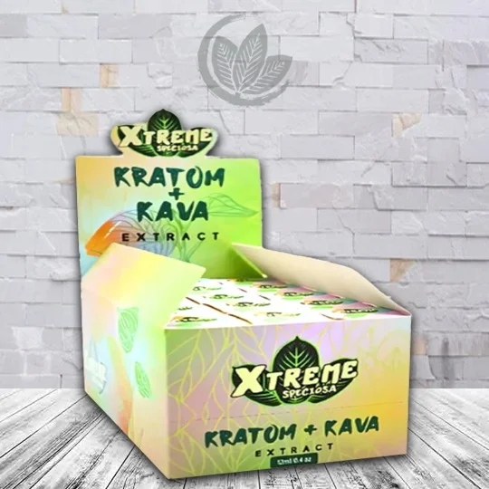 Xtreme Speciosa Liquid Kratom + Kava Extract Shot 12ml Full Case (15t)