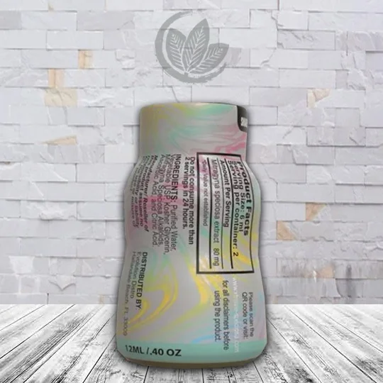 Xtreme Speciosa Liquid Kratom Nano Extract Shot 12ml Supplement Facts