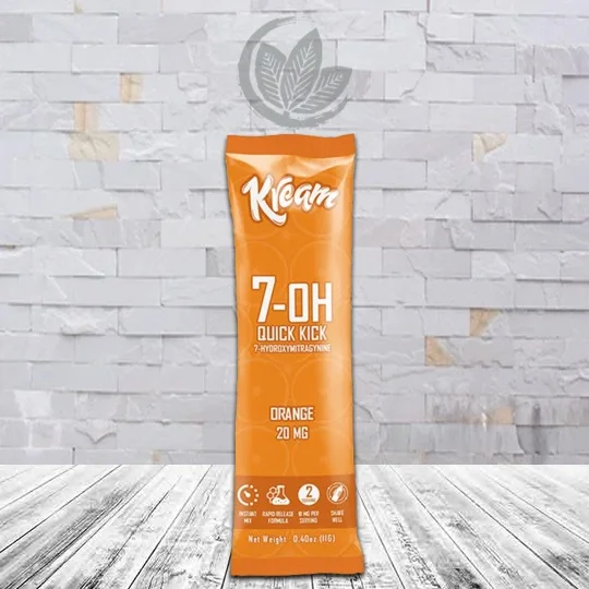 Kream 7-OH Quick Kick 7-Hydroxymitragynine Drink Mix 20mg Orange