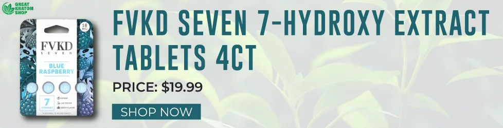 FVKD Seven 7-Hydroxy Extract Tablets 4ct