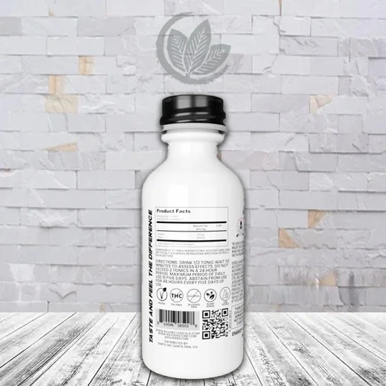 Rave Botanicals Kratom + Kava Blend Liquid Extract Shot 2oz Strawberry Lemonade Supplement Facts