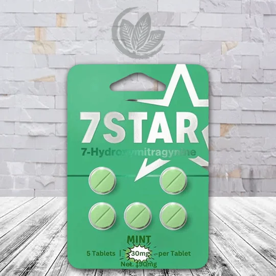 7 Star 7-Hydroxymitragynine Extract Tablets 5ct MINT