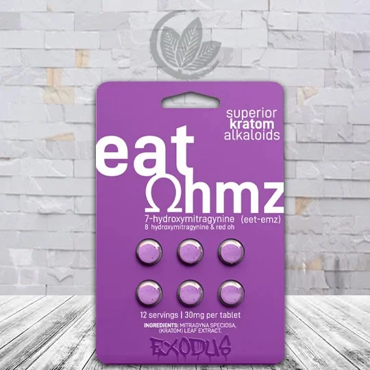 Eat Ohmz 7-OH + 8-OH + Red-OH Extract Tablets 30mg 6ct Blister Pack