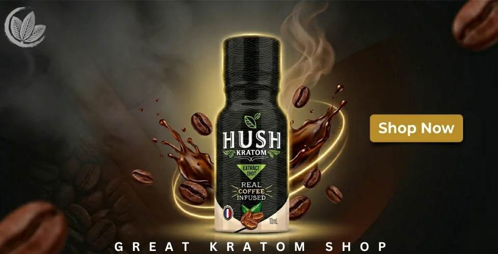 Hush Ultra Coffee Infused Full Spectrum Kratom Extract Shot
