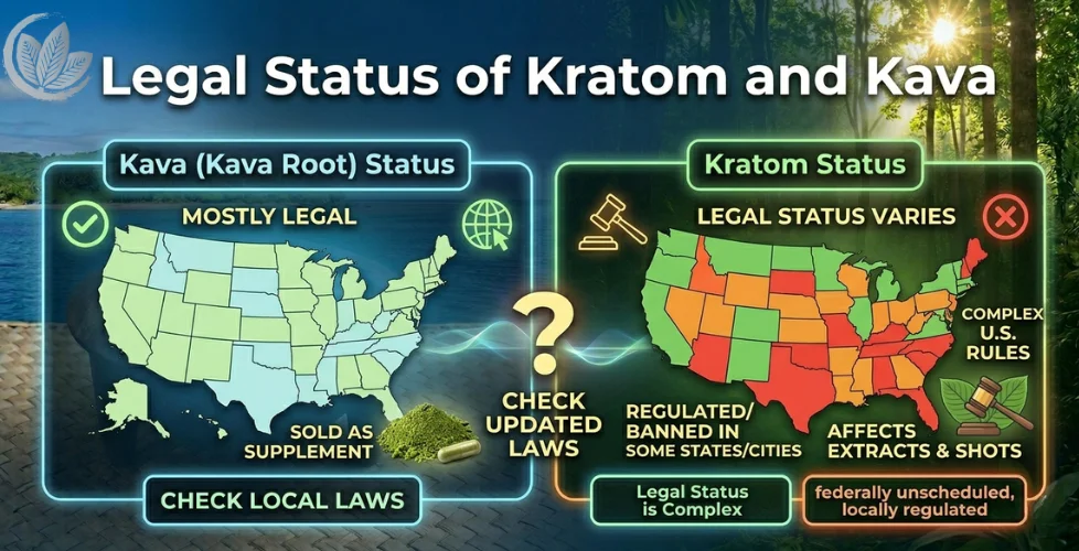Legal Status of Kratom and Kava