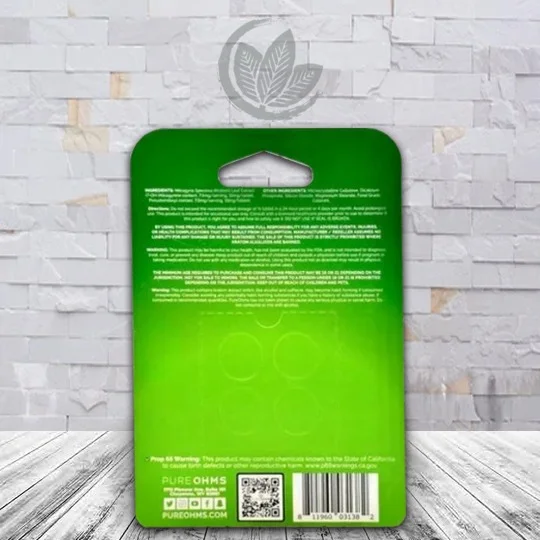 Pure Ohms 7-OH + Pseudo Chewable Extract Tablets 4ct Supplement Facts