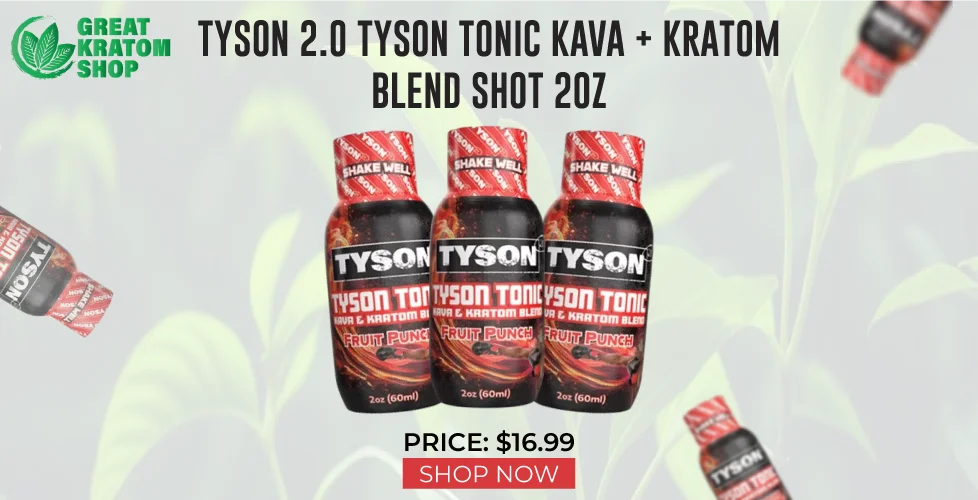 Tyson Tonic Kava + Kratom Blend Shot