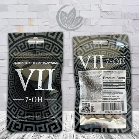 VII 7-OH Pure 7-Hydroxymitragynine Raspberry Extract Tablets 4ct