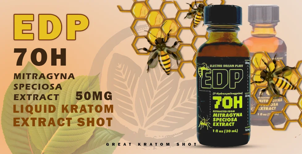 EDP 7OH Liquid Kratom Extract Shot 50mg