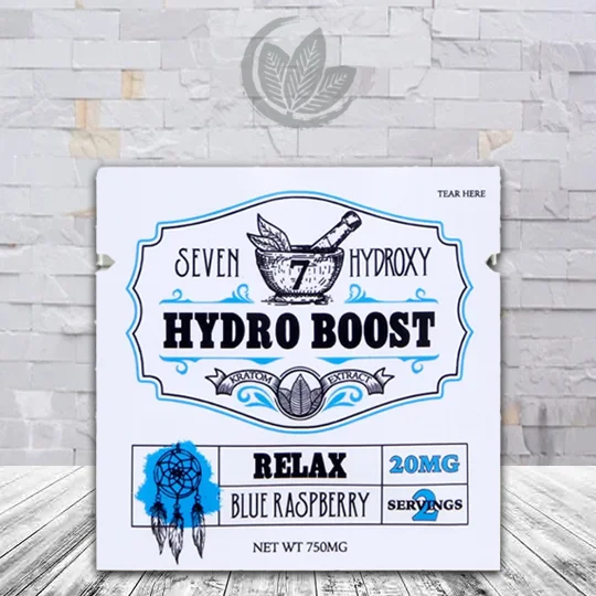 Hydro Boost 7-Hydroxy Kratom Extract Tablets 20mg Blue Raspberry (Relax Blend)